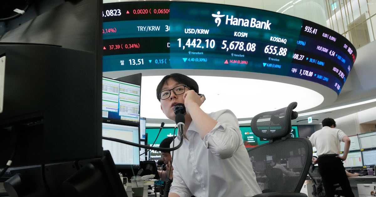 South Korea’s Kospi index jumps more than 13% on a surge of chipmaking stocks